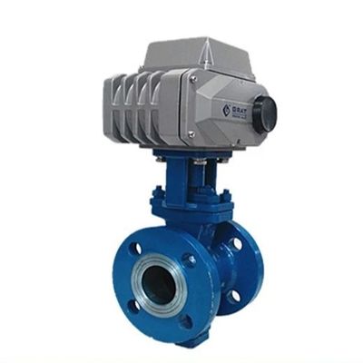 Aço inoxidável de alta qualidade eléctrica motorizada Dn100 4 polegadas válvula de bola de aço fundido