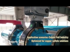 Válvulas Borboleta CPVC Elétricas GRAT